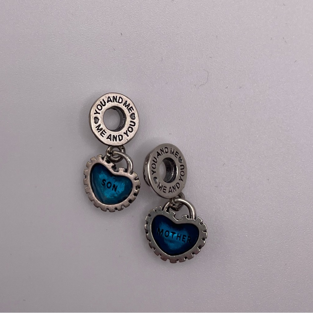 Authentic Pandora Mother and Son charm